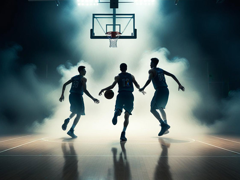 左手突破+神准三分！这位湖蜜小姐姐的球技相当可以啊！